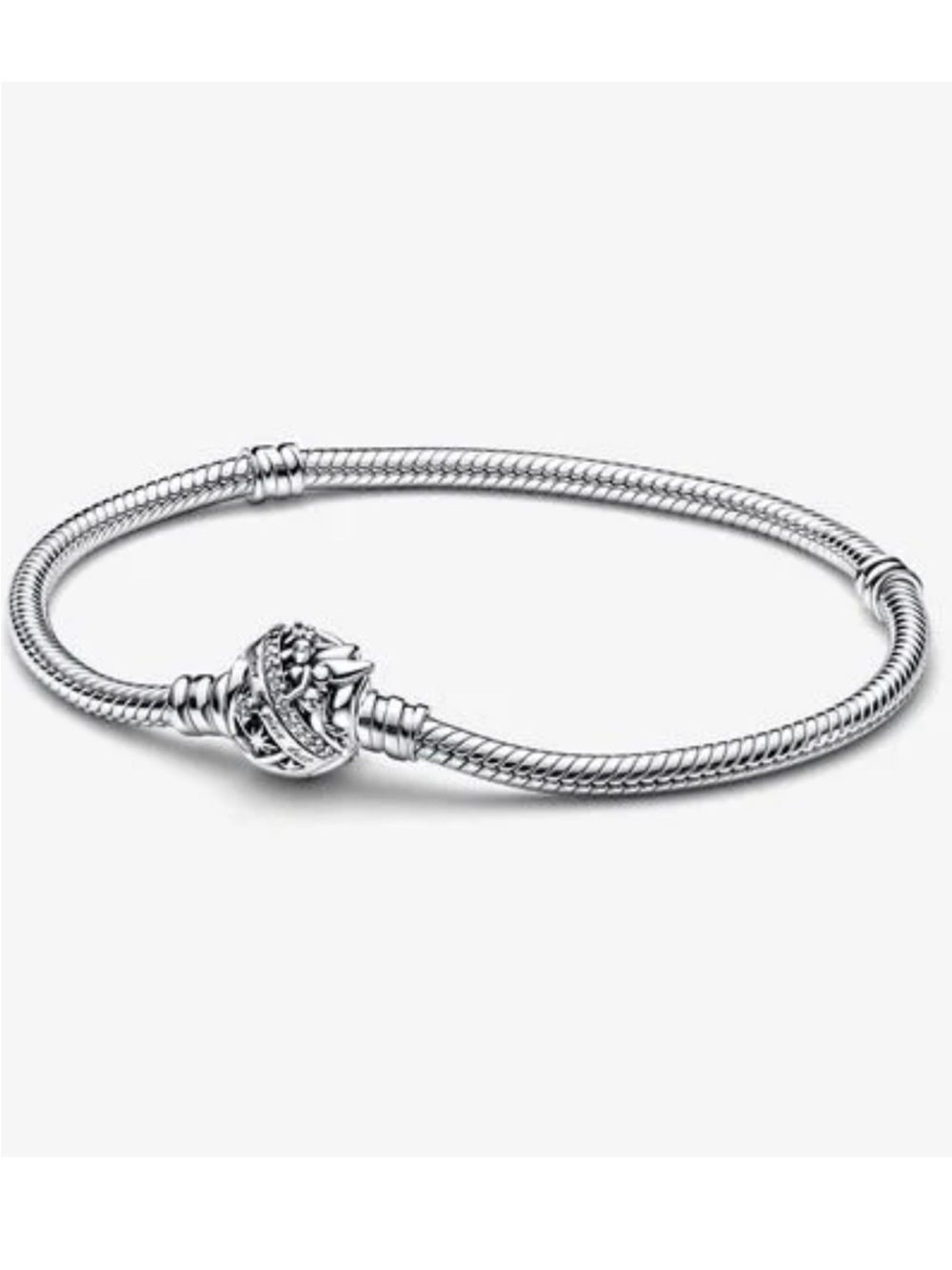 Disney Tinkerbell Clasp Moment Snake Chain Bracelet